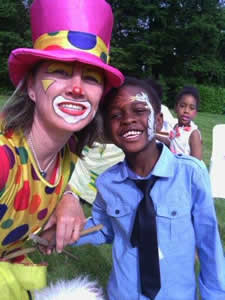 animation clown, animation maquillage pour enfant, atelier maquillage pour enfant, nantes,rennes,angers,vannes